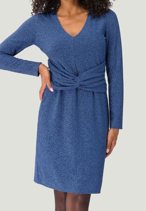 Robe de soirée - mottled blue