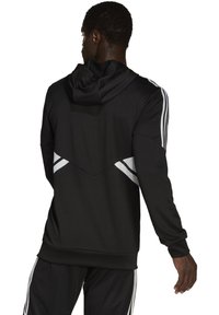adidas Performance Kapuzenpullover - schwarzweiss