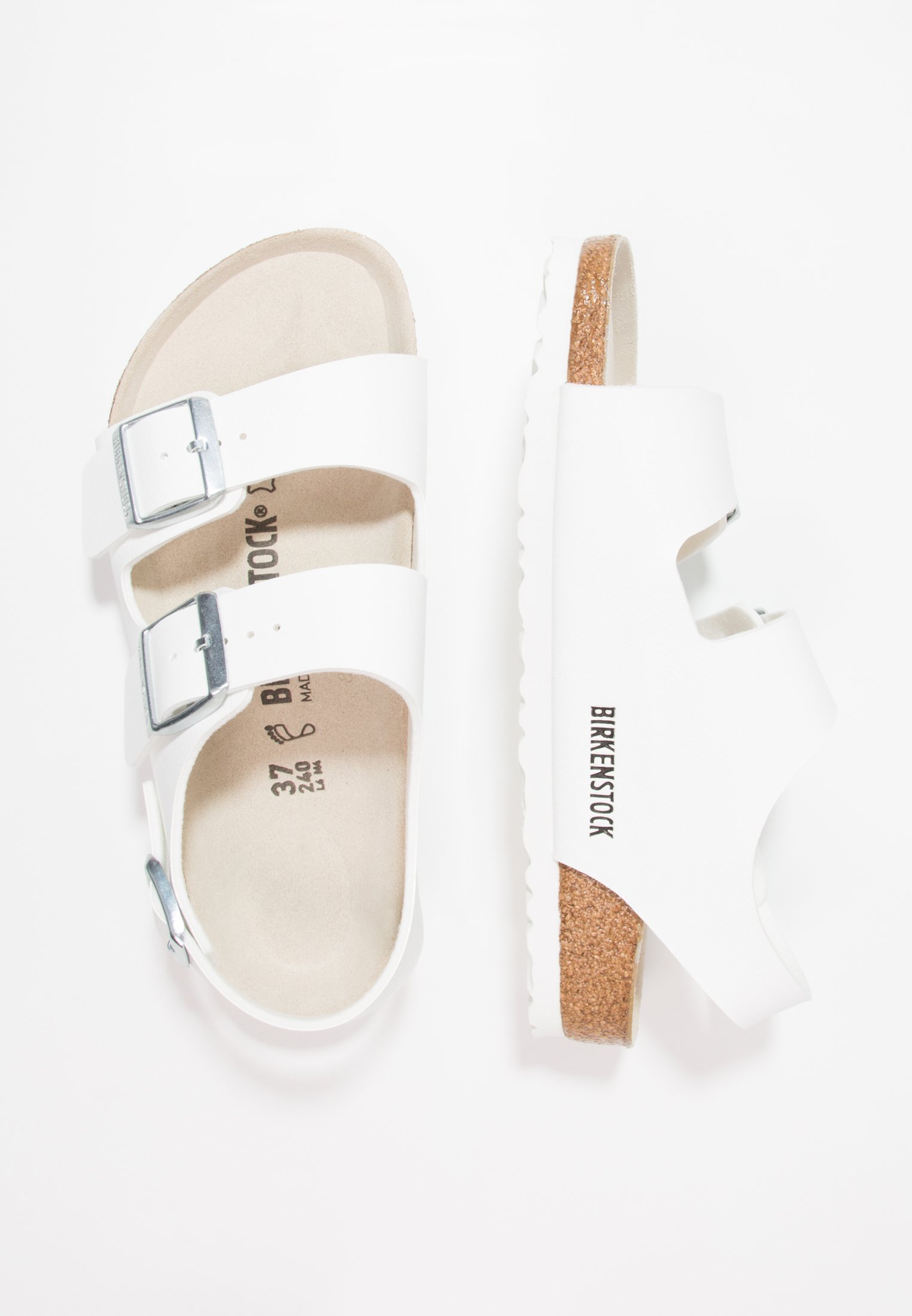 Birkenstock MILANO - Sandalen - weiß/wit - Zalando.nl