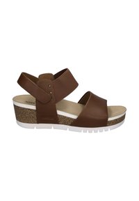 Josef Seibel QUINN - Sandali con plateau - cognac