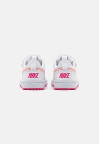 Nike Sportswear COURT BOROUGH LOW RECRAFT - Trainers - white/arctic orange/pinksicle