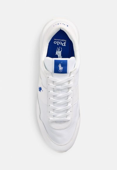 Polo Ralph Lauren TRAIN 89 LEATHER PANELED SNEAKER UNISEX - Sapatilhas - white/royal