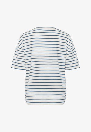 Kaffe, KAMINNA - T-shirt imprimé - chalk bering sea - black heart