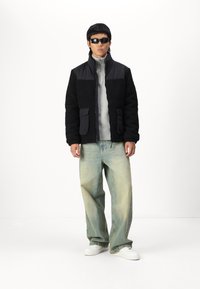 Jack & Jones PREMIUM JPRBLAMILANO HALF ZIP - Džemperis - light grey melange