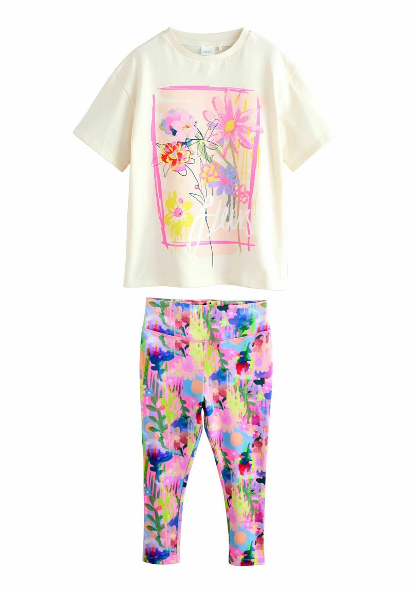 Next REGULAR FIT SET - Leggings - Hosen - floral sequin