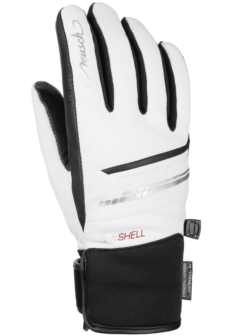 Damen Fäustlinge | Reusch TOMKE STORMBLOXX™ Fingerhandschuh white / black/weiß - IO35414 Damen Fäustlinge | Reusch TOMKE STORMBLOXX™ Fingerhandschuh white / black/weiß - IO35414