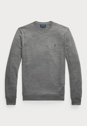Polo Ralph Lauren SLIM FIT WASHABLE WOOL CREWNECK JUMPER  - Jersey de punto - fawn grey heather