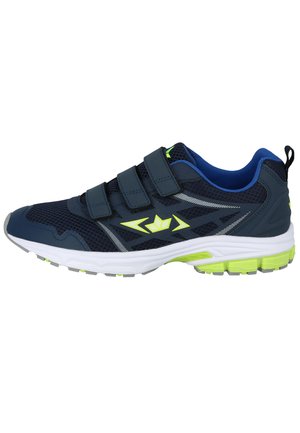 PELIAS V - Road running shoes - marine/lemon