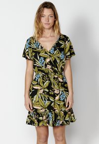 Koroshi SHORT SLEEVE  - Vestito casual - multicolor