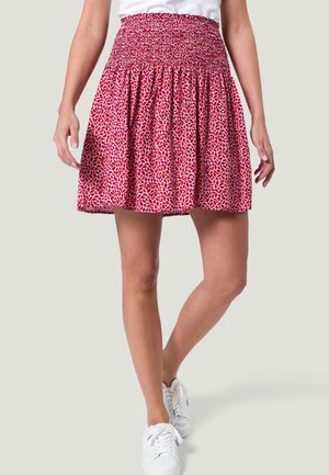 A-line skirt - beetroot