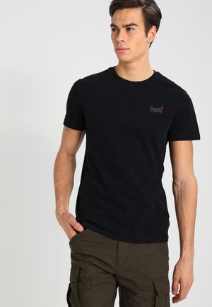 Superdry & Co LABEL VNTGE  - Print T-shirt - black