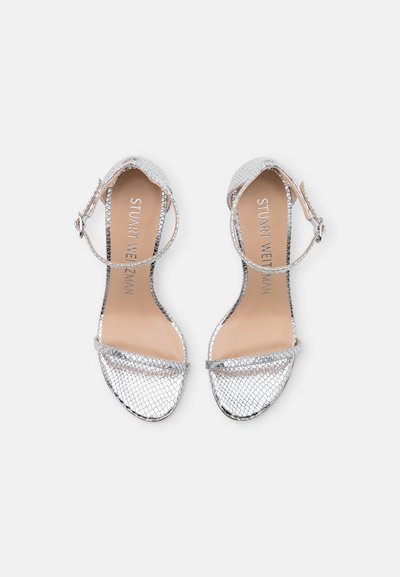 Stuart Weitzman NUDISTSONG - Korolliset sandaalit - silver