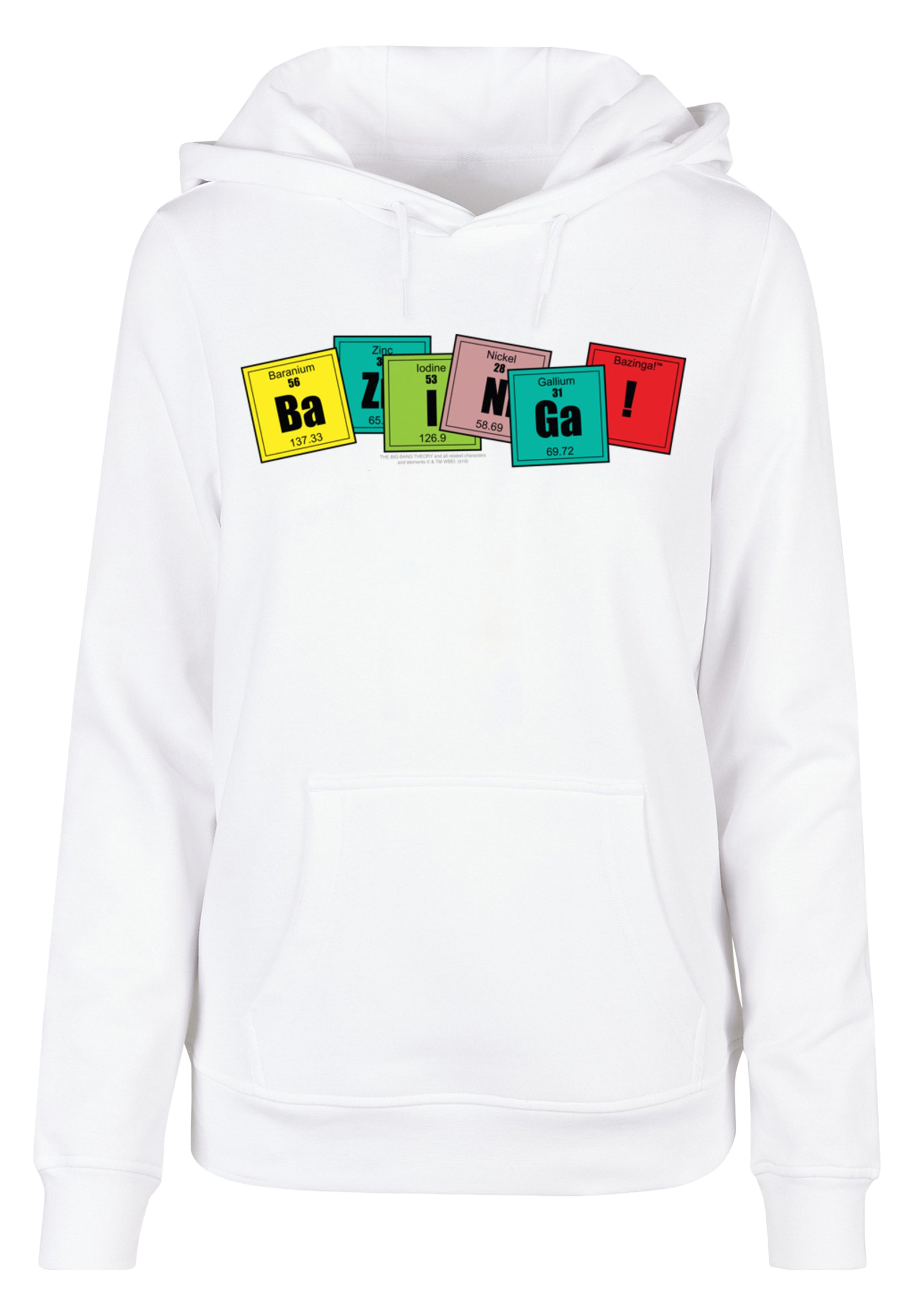 Sweat à Capuche Big Bang Theory - Logo Bazinga, Coupe Classique, Coton, Pour Fans De La Série - 7