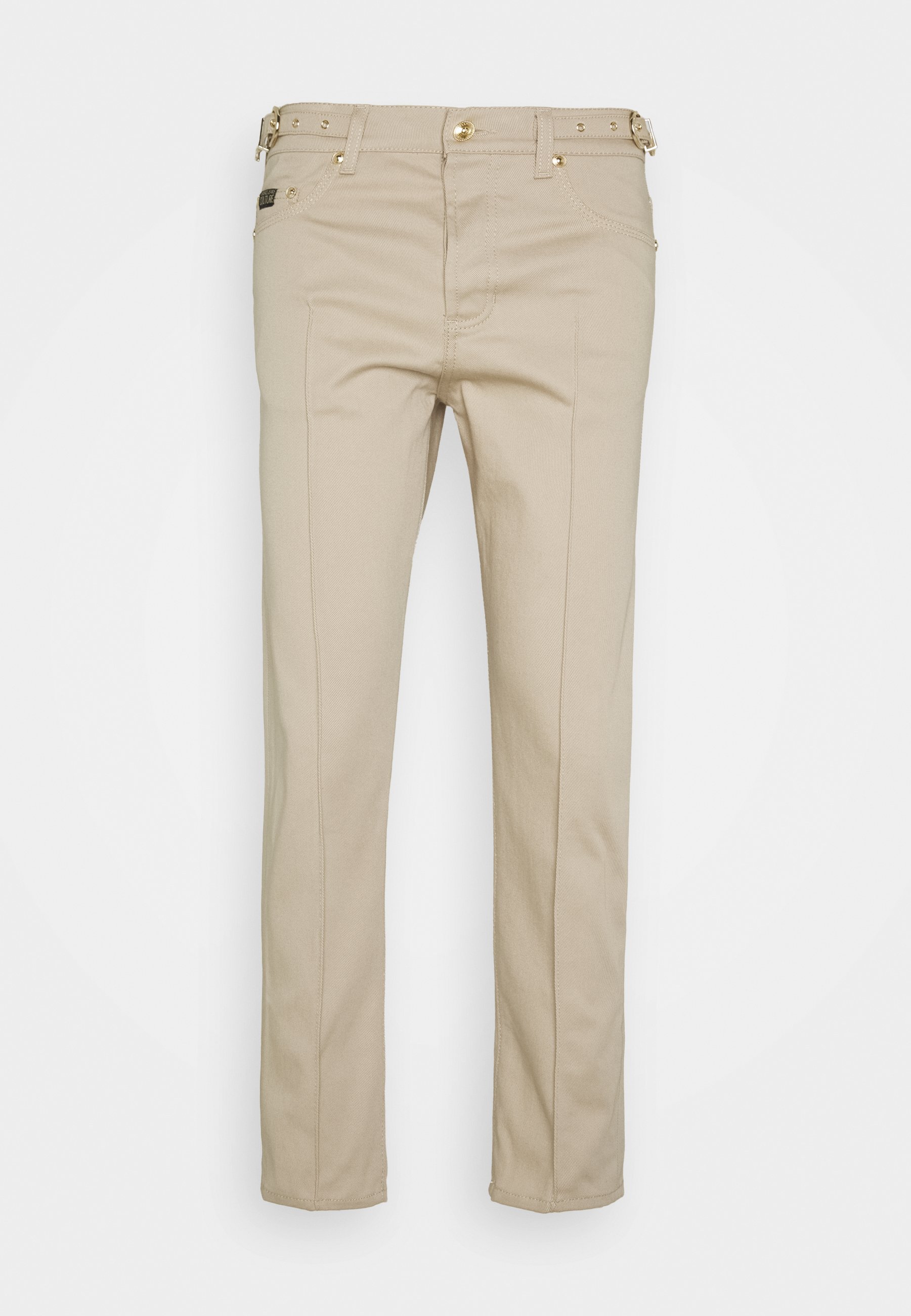 Versace Jeans Couture GABARDINE TRUE Bukse lark Zalando.no Brown COMPILATION PANTS Versace Chinos - Herreklær er billig
