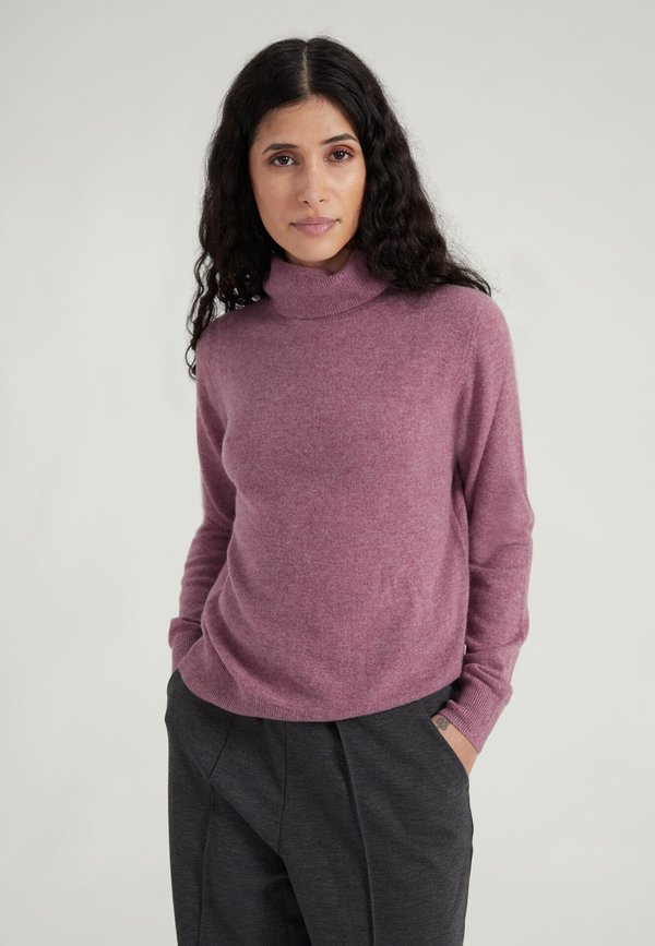 ROLLKRAGEN - Strickpullover - dull rose