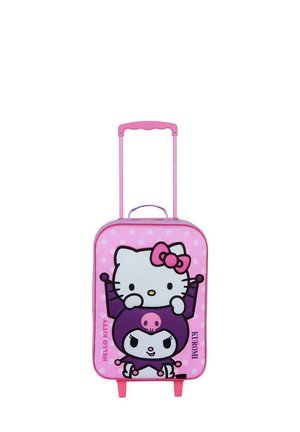 SOFT 3D - Wheeled suitcase - hello kitty pink