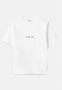 CLASSIC FIT SLOGAN TEE - Print T-shirt - white