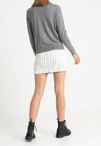 ONLY Strickpullover - mottled grey