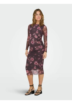 OLMLOURA MIDI - Etuikjole - hot fudge