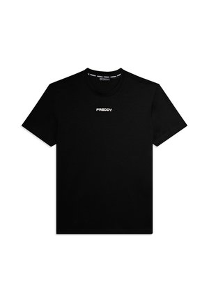 A MANICA CORTA CON LOGO FREDDY - T-shirt basic - black