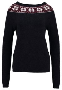 Anna Field Stickad tröja - dark blue