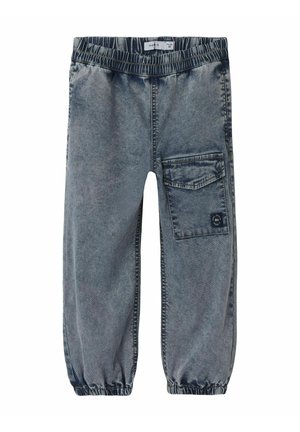 BAGGY FIT - Straight leg jeans - dark blue denim