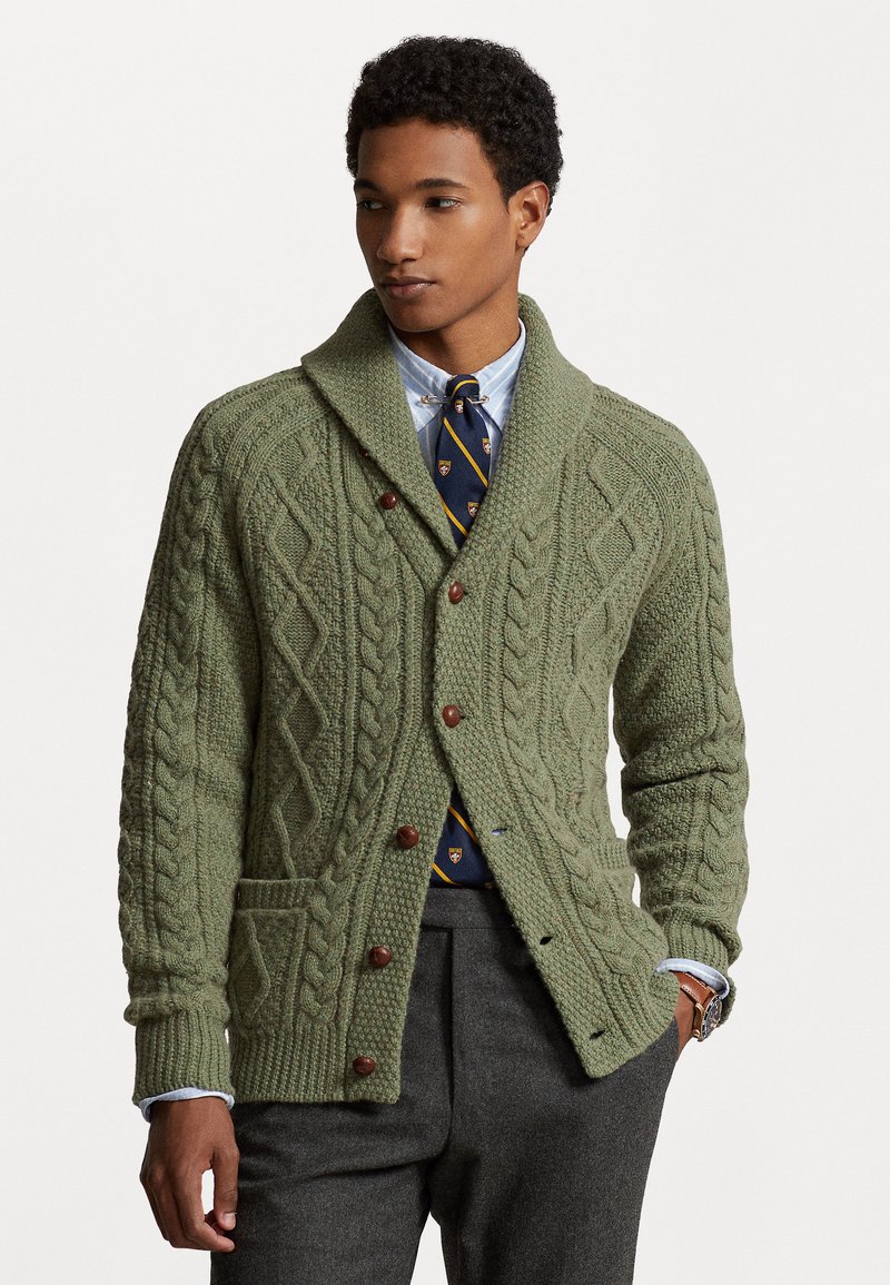Polo Ralph Lauren LONG SLEEVE CARDIGAN Cardigan woodland heather