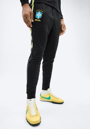 Nike Performance BRASIL ACADEMY PRO - Tepláky - black/yellow pulse/light menta/infrared
