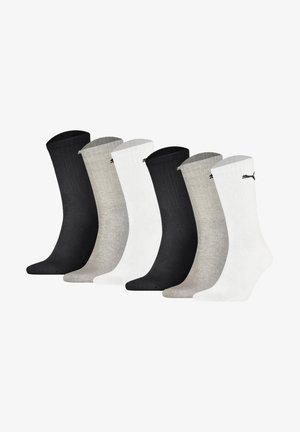 Puma UNISEX - 6ER PACK - CREW LIGHTWEIGTH UNI - Socken - mehrfarbig
