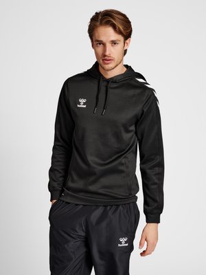 Hummel HMLCORE XK POLY SWEAT HOODIE - Hoodie - black