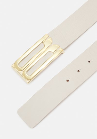 Victoria Beckham JUMBO FRAME BELT - Cinto - latte