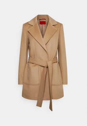 SHORTRUN - Short coat - camel