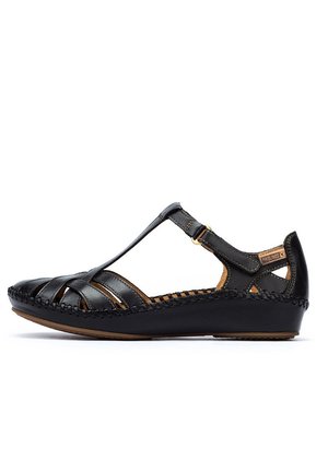 VALLARTA - Sandalias de cuña - black