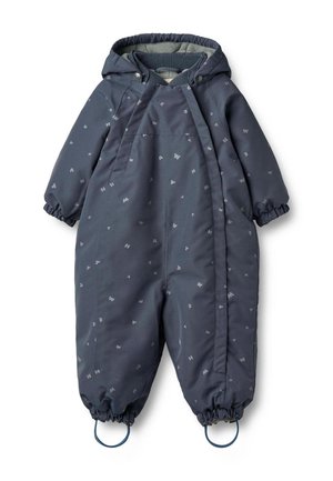 Talvihaalari - greyblue letters