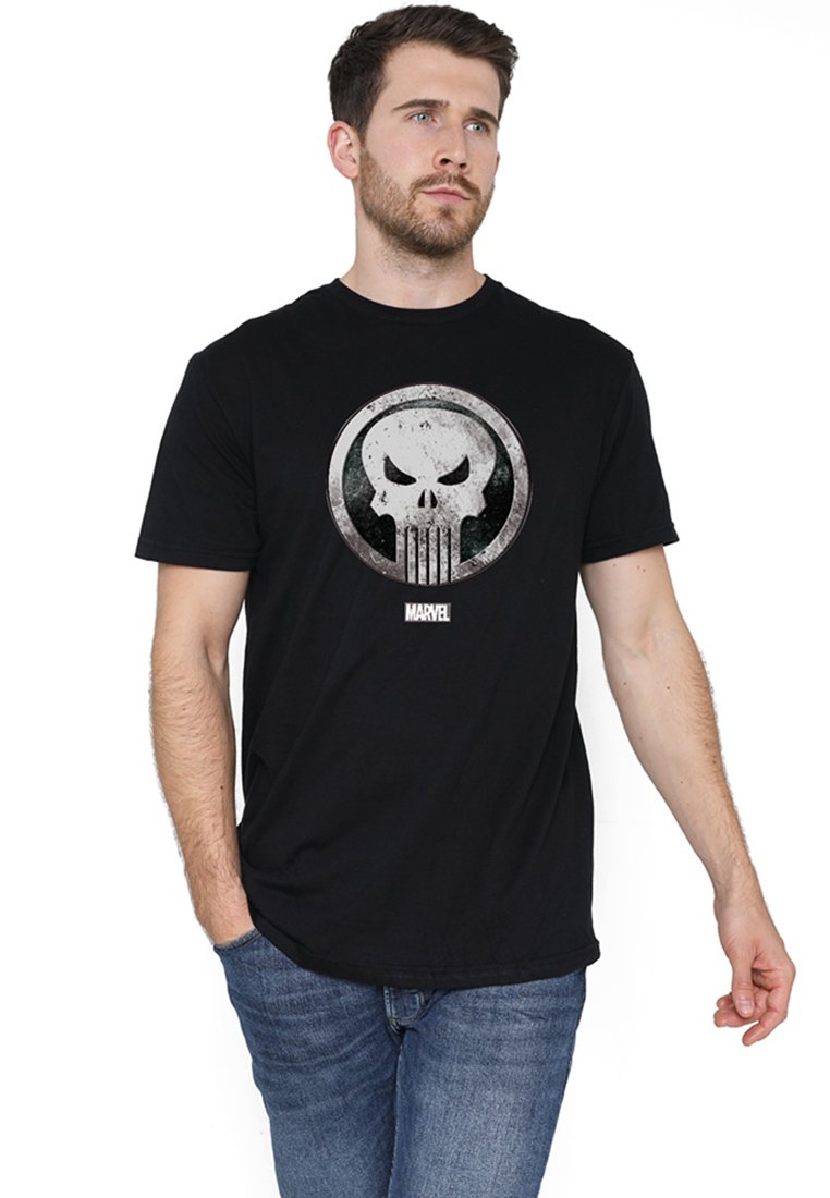 Marvel T-shirt print zwart Marvel T-shirt print zwart