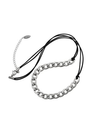 Nyaklánc - black silver-coloured
