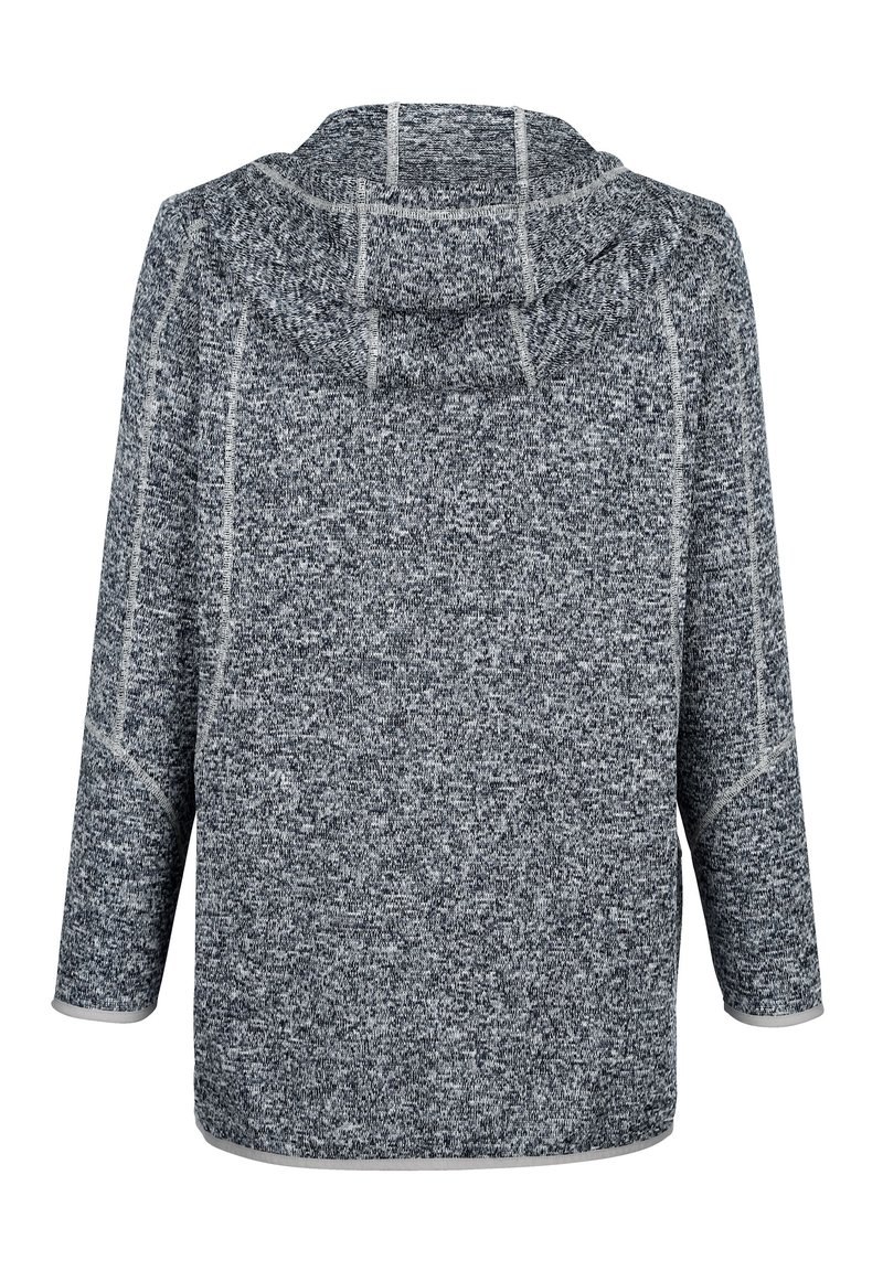 Damen Sweatshirts | MIAMODA Fleecejacke marineblau/dunkelblau - DK01222 Damen Sweatshirts | MIAMODA Fleecejacke marineblau/dunkelblau - DK01222