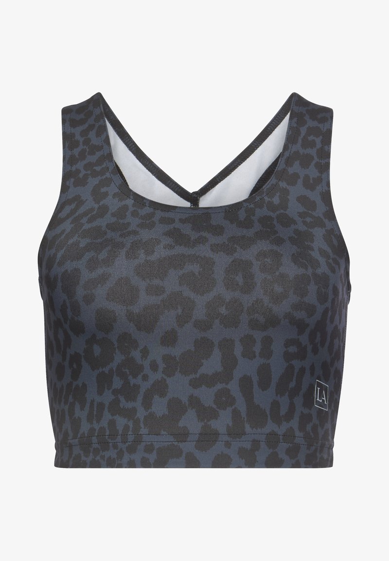 LASCANA Active - ACTIVE - Top - anthrazit leo, Vergroten