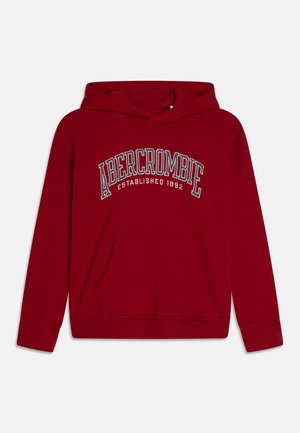 Felpa con cappuccio - red