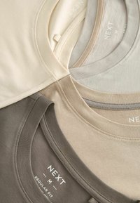 Next 4 PACK REGULAR - T-Shirt basic - neutral