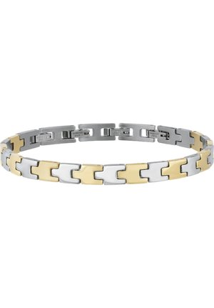 CARVE - Armband - silver-gold