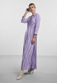 YAS YASSAVANNA LONG SHIRT - Vestido comprido - bougainvillea/boho