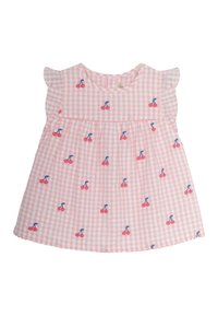 JoJo Maman Bébé - CHERRY EMBROIDERED PRETTY-REGULAR FIT - Bluse - pink Miniaturebillede 1