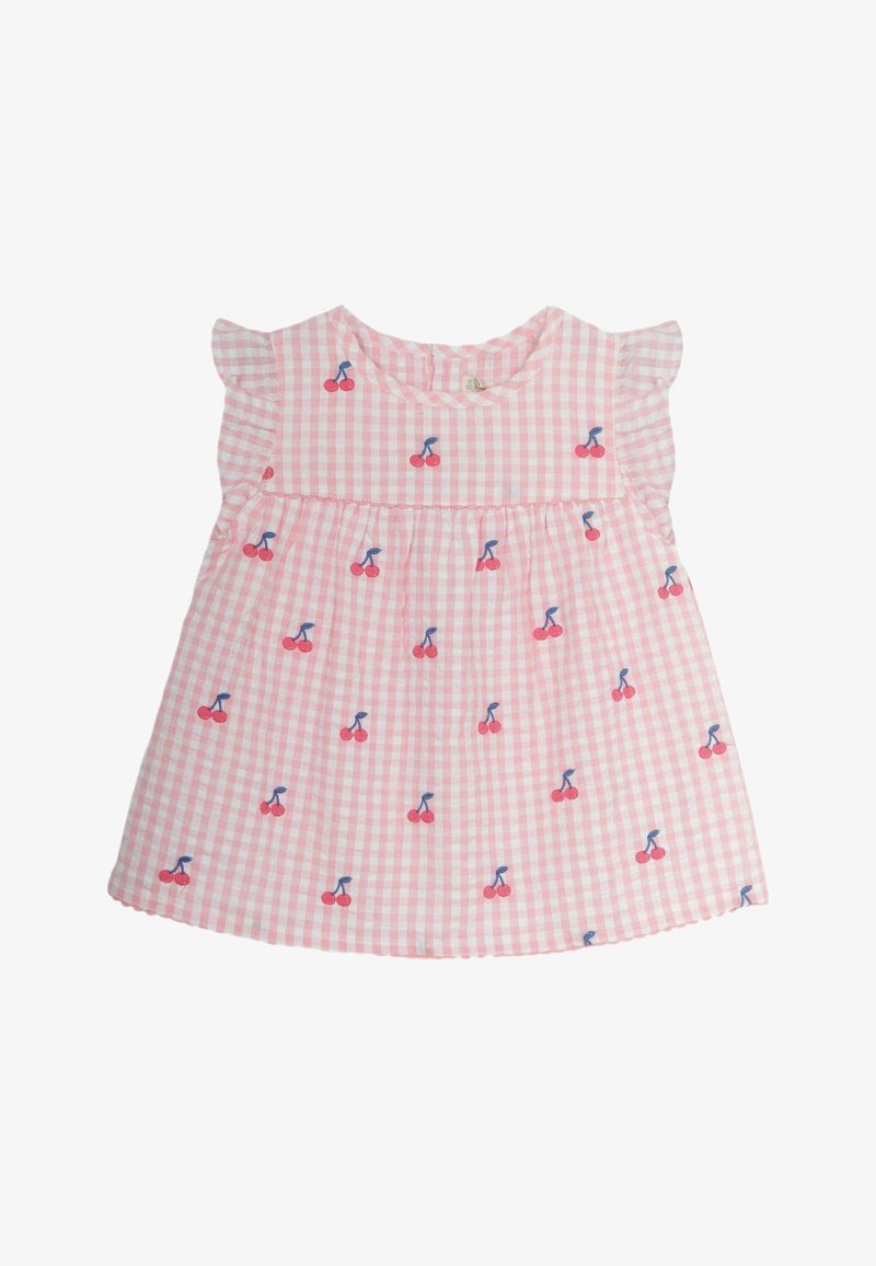 JoJo Maman Bébé CHERRY EMBROIDERED PRETTY-REGULAR FIT - Palaidinė - pink