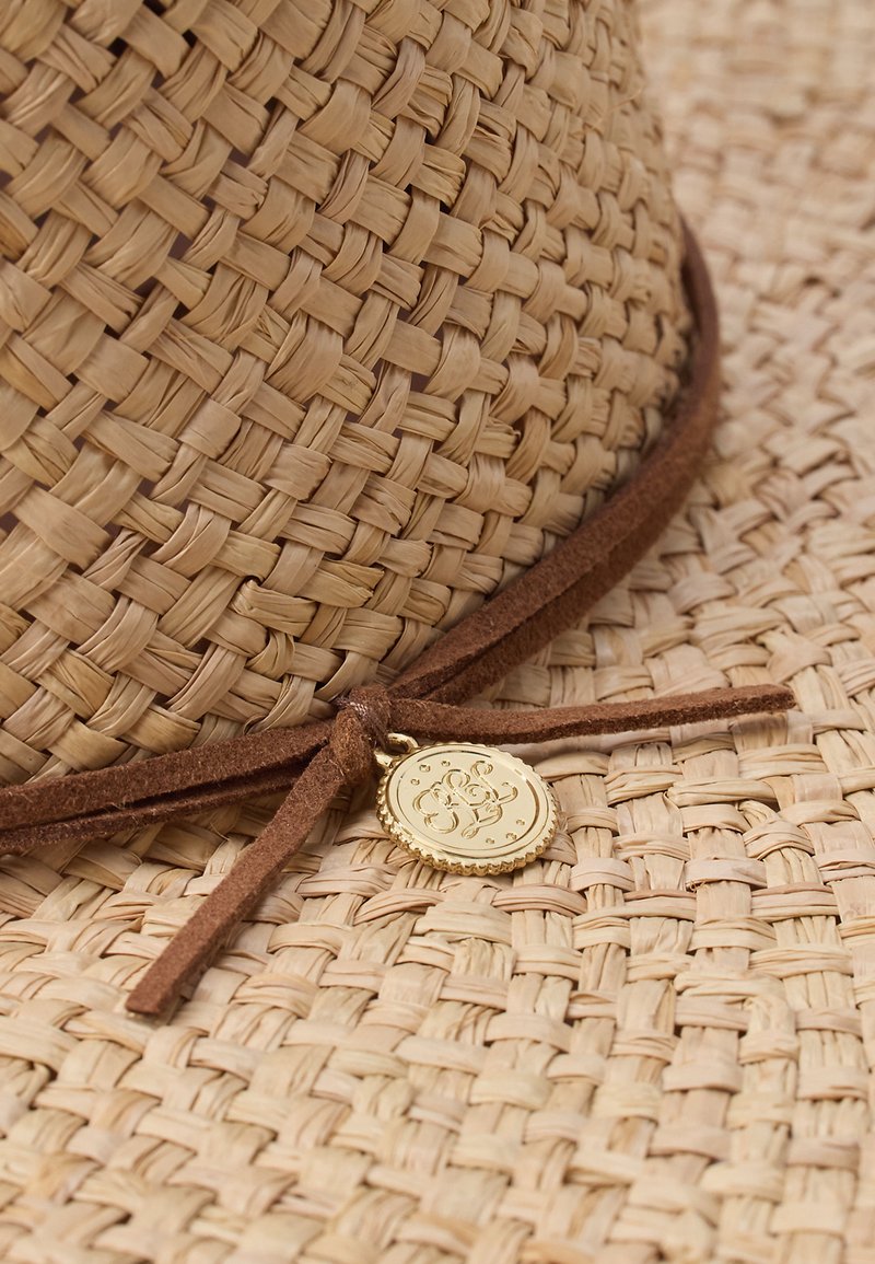 Lauren Ralph Lauren LOGO-CHARM RAFFIA SUNHAT - Hat - natural  display picture 1