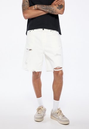 Shorts vaqueros - white