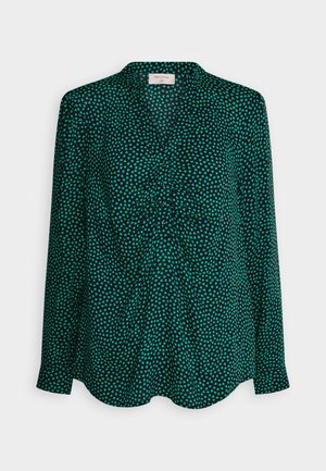 Freequent ADNEY - Blouse - black/pepper green