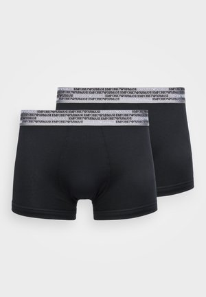 PARTE BASSA TRUNK 2 PACK - Úzke boxerky - black