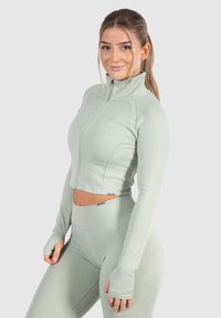 Smilodox CROP ADVANCE PRO - Trainingsjacke - grün