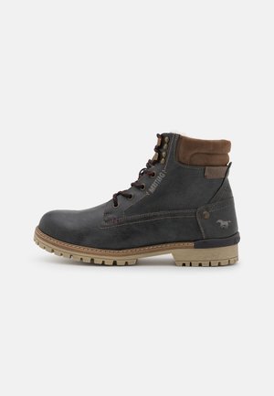 4142-602 - Schnürstiefelette - graphit